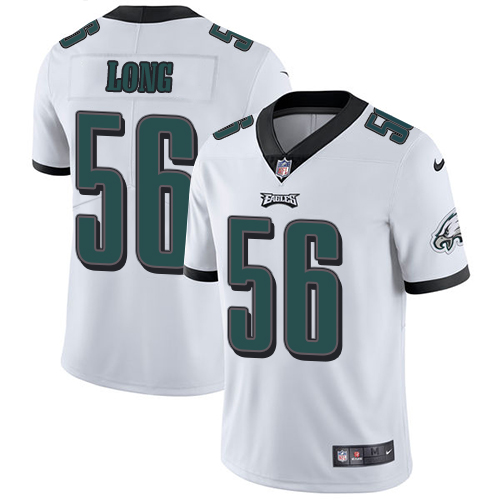 Nike Eagles #56 Chris Long White Men's Stitched NFL Vapor Untouchable Limited Jersey
